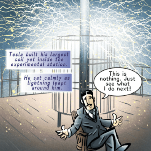 Colorful History | Nikola Tesla