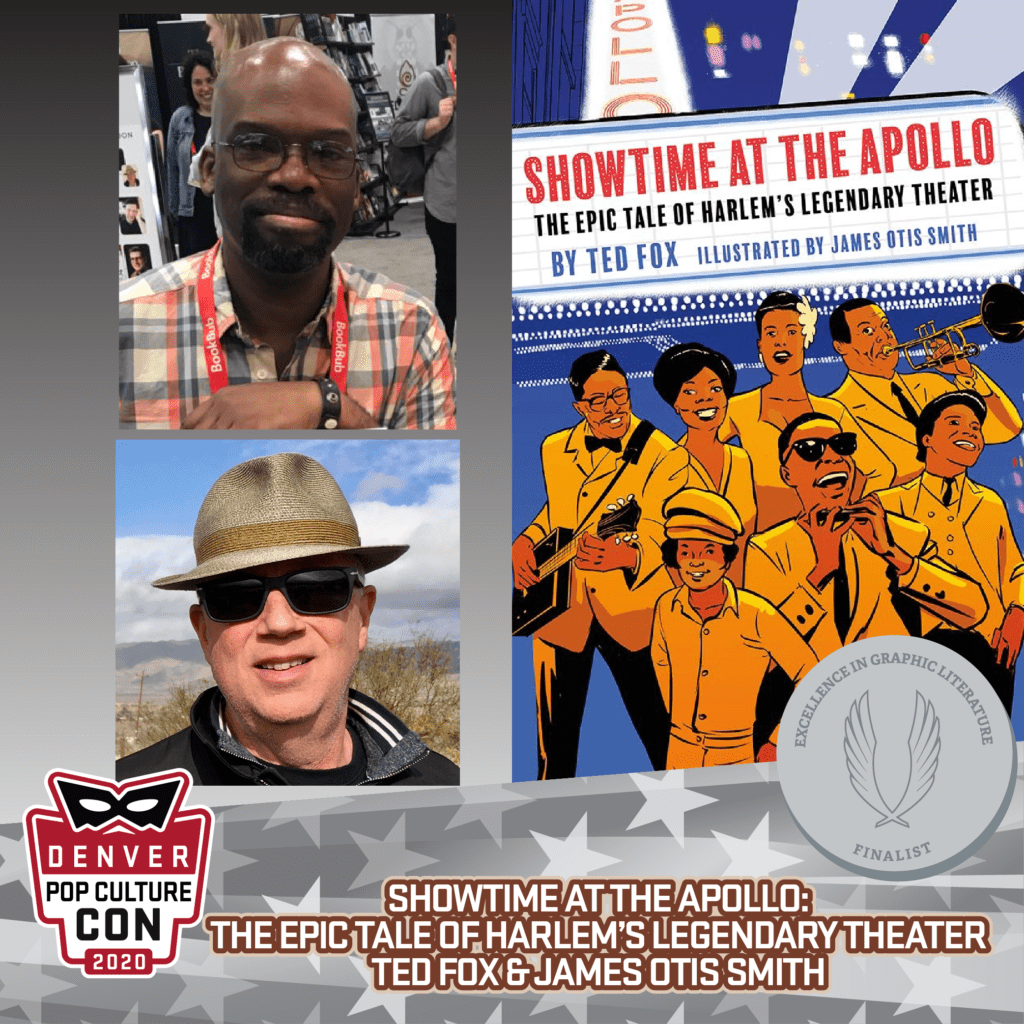 2020 EGL Finalist: Showtime at the Apollo: The Epic Tale of Harlem's Legendary Theater by Ted Fox & James Otis Smith (ABRAMS ComicArts)