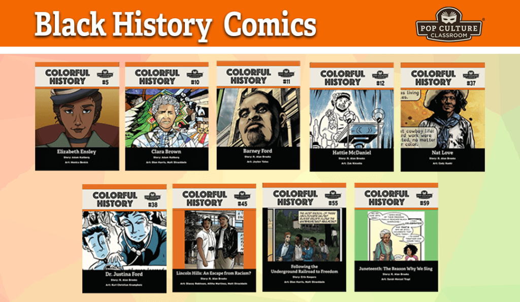 Black History Comics from Pop Culture Classroom