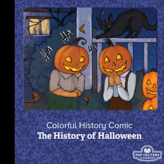 Colorful history #72.; The History of Halloween